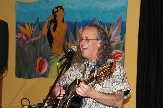 Pili onstage at The Barn